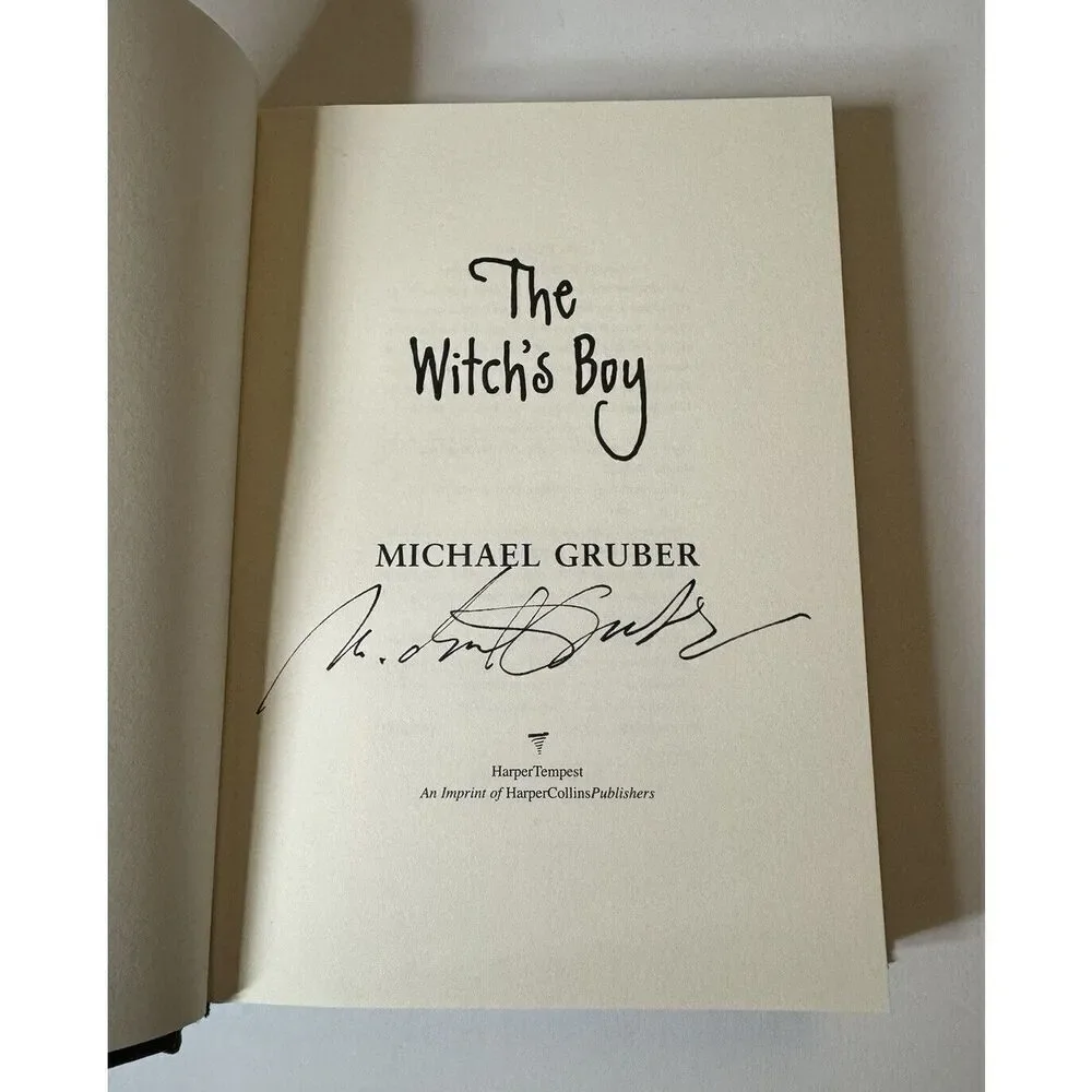 THE WITCH'S BOY‎ MICHAEL GRUBER SIGNED FIRST EDITION 2005